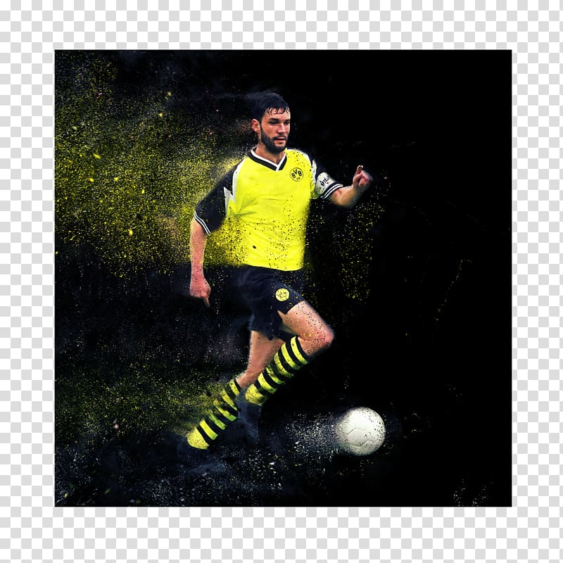 Football player Borussia Dortmund Kunstdruck, football transparent background PNG clipart