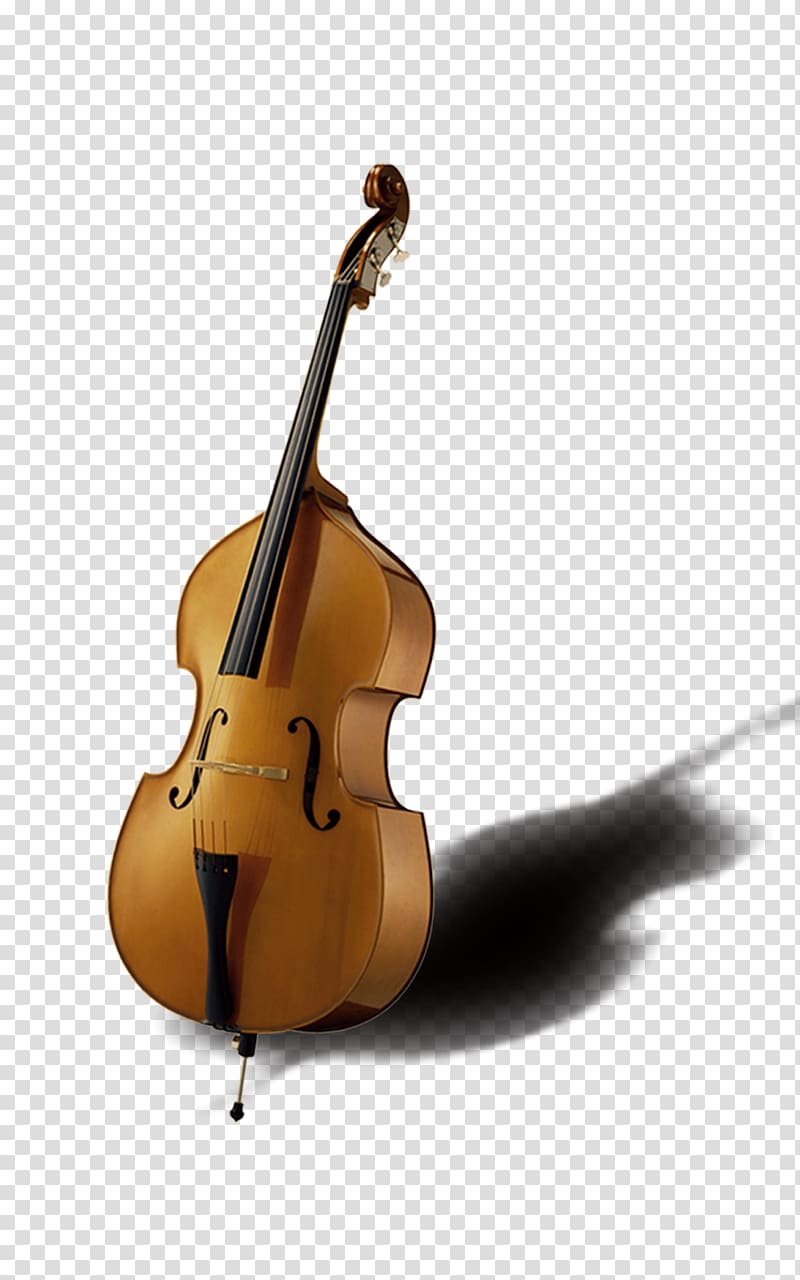 Bass violin Musical instrument String instrument, Musical instruments violin transparent background PNG clipart