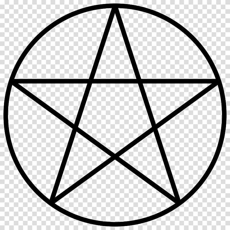 Pentagram Pentacle Magic circle Symbol Seal of Solomon, symbol transparent background PNG clipart