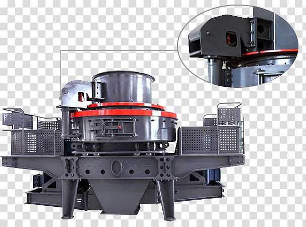 Machine Crusher Backenbrecher Architectural engineering Concrete, sand transparent background PNG clipart