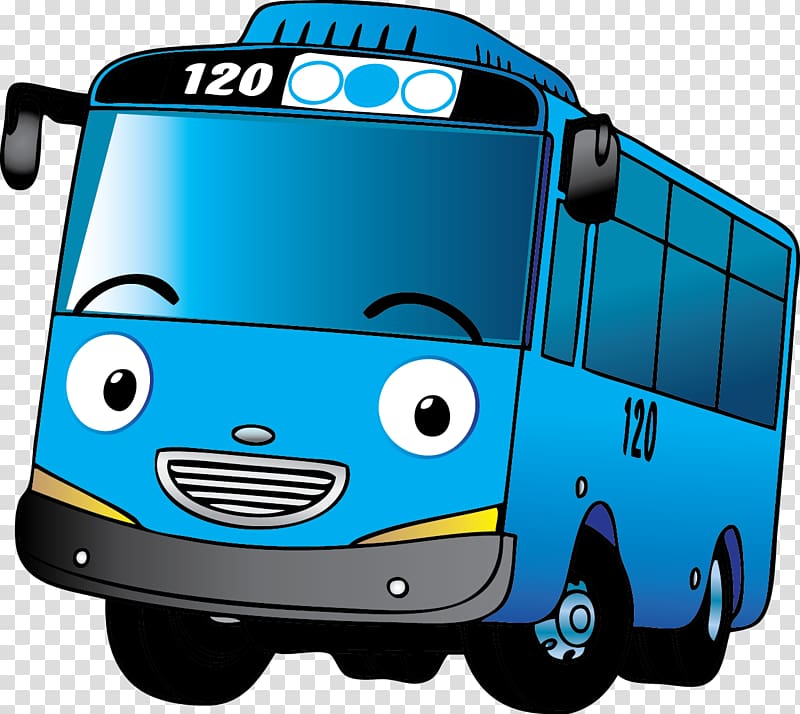 Car Motor vehicle Bus Mode of transport, tayo, blue bus illustration transparent background PNG clipart