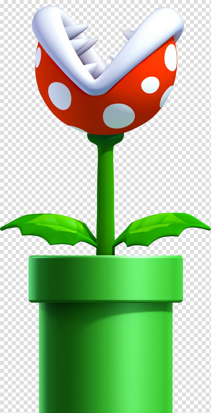 Super Mario plant pot illustration, New Super Mario Bros. U New Super Mario Bros. Wii, super mario bros transparent background PNG clipart