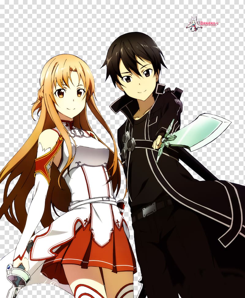 Kirito Asuna Silica Sword Art Online Anime, sword art, cartoon, fictional  Character, film png