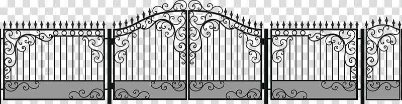 Fence Wicket gate Door Forging, Community closed the door diagram transparent background PNG clipart