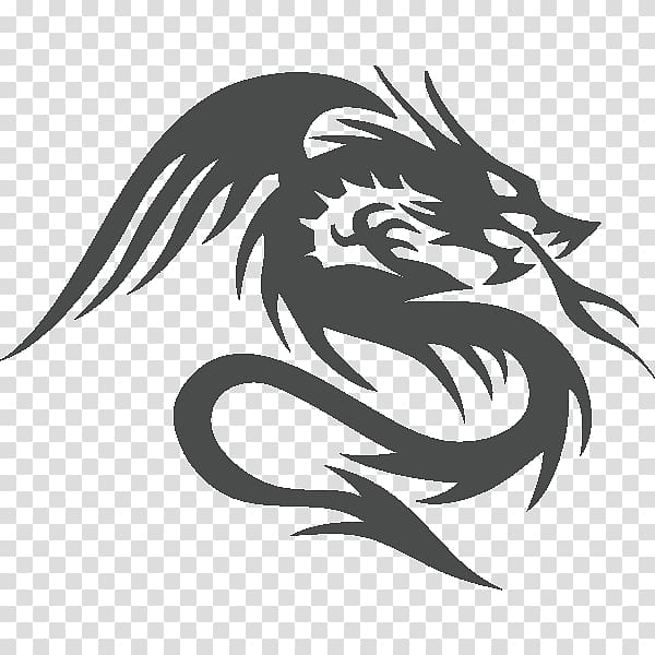 Wall decal Bumper sticker Dragon, dragon transparent background PNG clipart