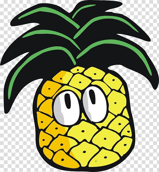 Pineapple Cartoon Raster graphics, Cartoon Pineapple transparent background PNG clipart