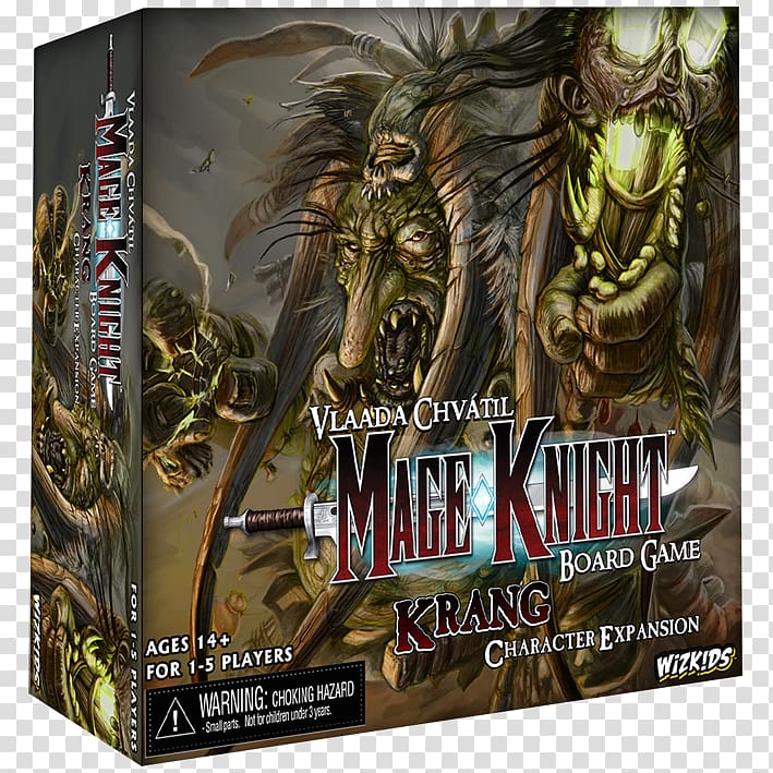 Wizkids Mage Knight Krang Ticket to Ride Board game, Mage Knight transparent background PNG clipart