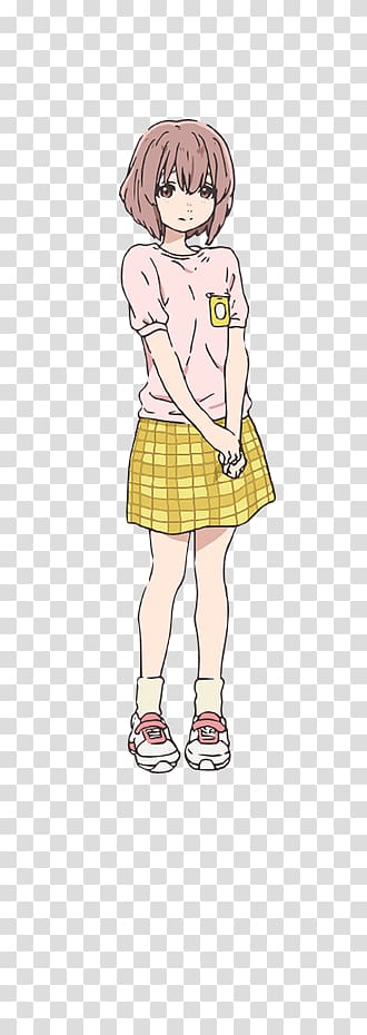 Shouko Nishimiya A Silent Voice Manga Miki Kawai Anime, koe no katachi transparent background PNG clipart