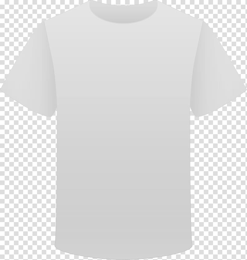 white crew-neck t-shirt art, Tshirt White transparent background PNG clipart