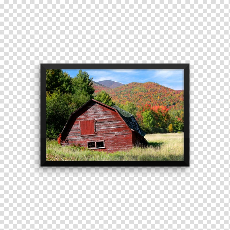 Adirondack High Peaks Adirondack Mountains Fire lookout tower , red barn transparent background PNG clipart