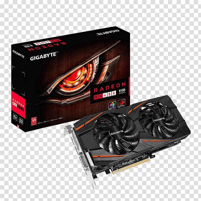 Graphics Cards & Video Adapters Gigabyte Technology GDDR5 SDRAM AMD Radeon 400 series, Big Bus Co 1300bigbus transparent background PNG clipart