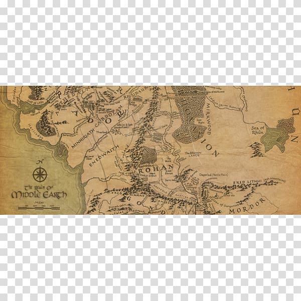 The Lord of the Rings The Hobbit Aragorn A Map of Middle-earth, senhor dos aneis transparent background PNG clipart