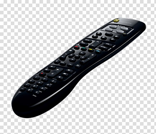 Universal remote Remote Controls Logitech Harmony Television, tv remote control transparent background PNG clipart
