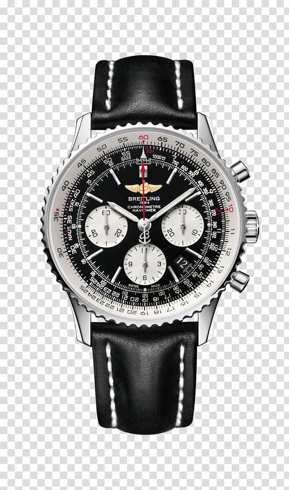 Breitling SA Watch Breitling Navitimer 01 Chronograph, watch transparent background PNG clipart