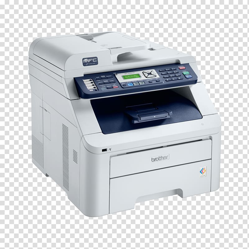 Multi-function printer Brother Industries Paper Laser printing, color laser mfc transparent background PNG clipart