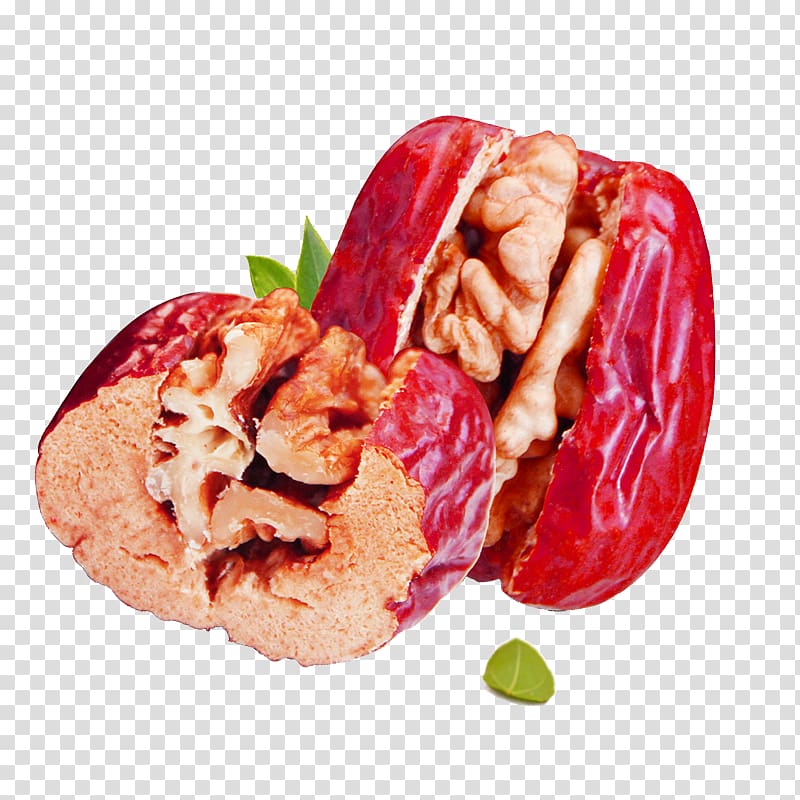 Jujube Walnut Bresaola, Free clip walnut jujube pull transparent background PNG clipart