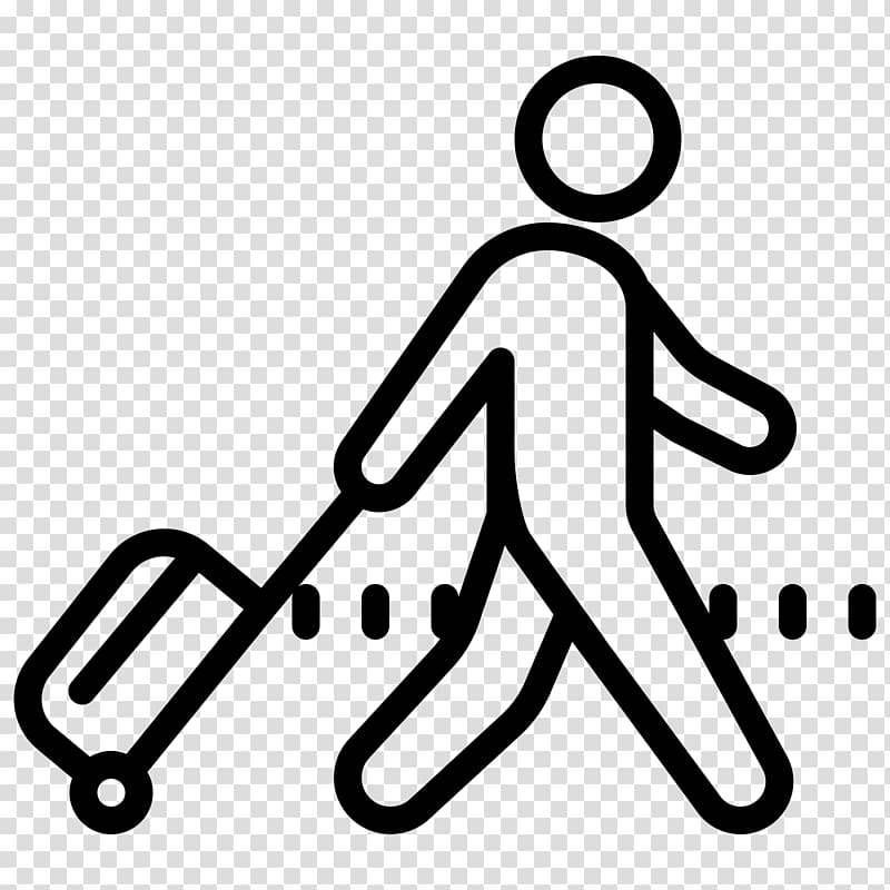 Computer Icons Walking , passenger transparent background PNG clipart