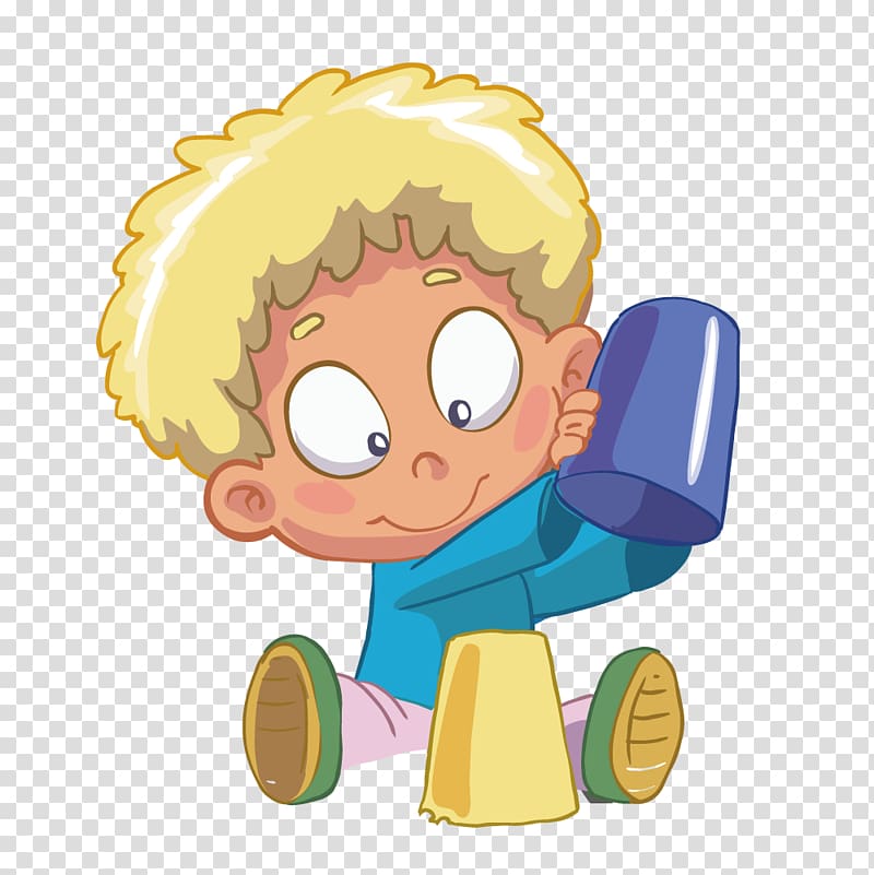 Kindergarten Child Pre-school Educational institution Icon, Take a little boy playing with sand bucket transparent background PNG clipart