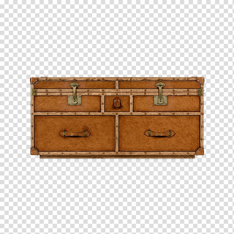 Chest of drawers Furniture Trunk Buffets & Sideboards, travel trunks transparent background PNG clipart