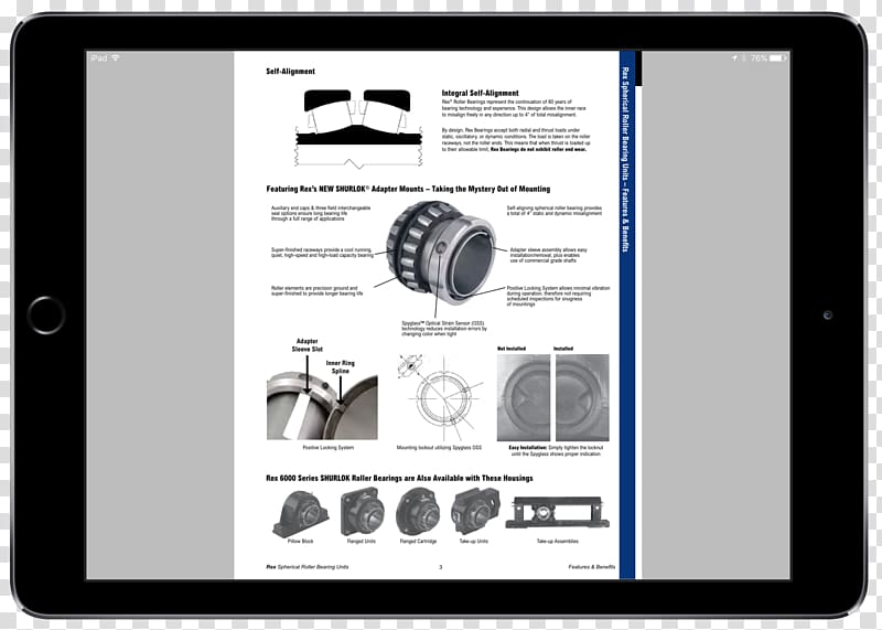 Spherical roller bearing Race Pillow block bearing Rolling-element bearing, race transparent background PNG clipart