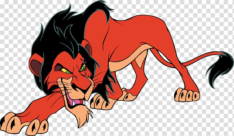 Scar Shenzi Zazu Simba Mufasa, Scar transparent background PNG clipart