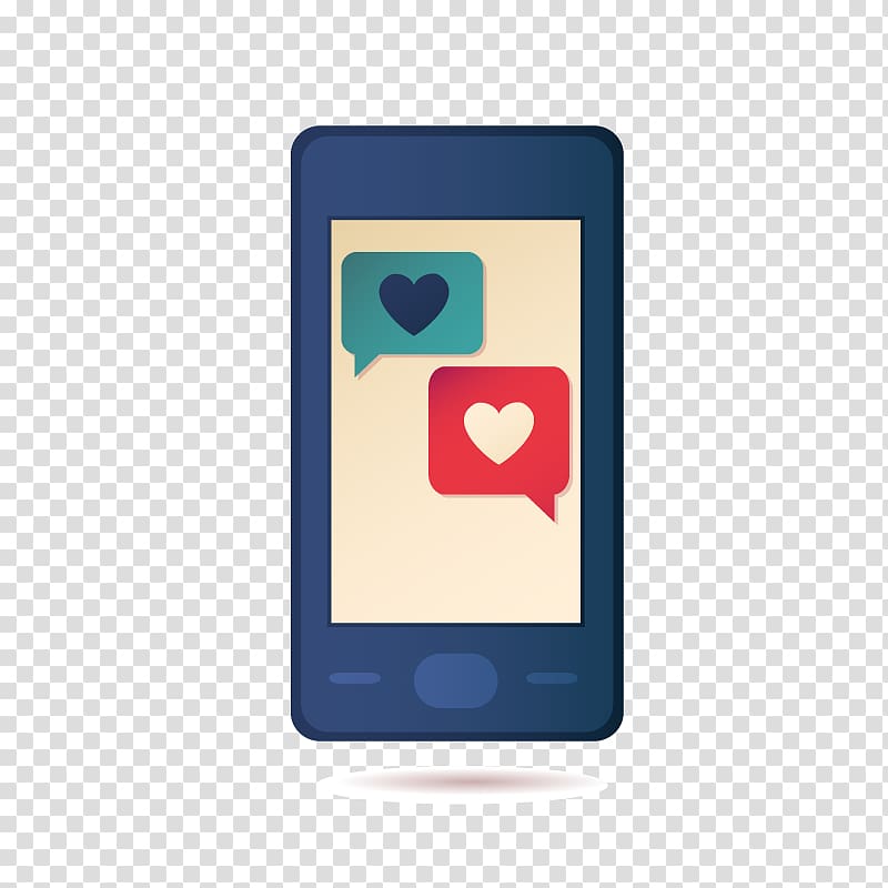 Social media Communication Love Social network, Phone transparent background PNG clipart