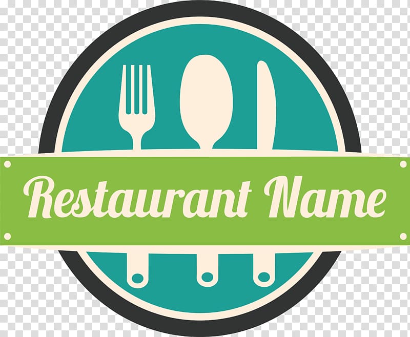 Restaurant Name logo layout illustration, Logo Restaurant Food, Food logo design transparent background PNG clipart