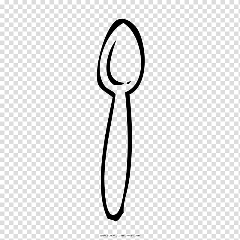 Drawing Coloring book Spoon , spoon transparent background PNG clipart