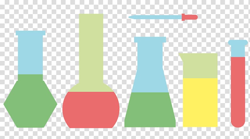 Chemistry Experiment Flat design, Flat and bottles chemistry experiment transparent background PNG clipart