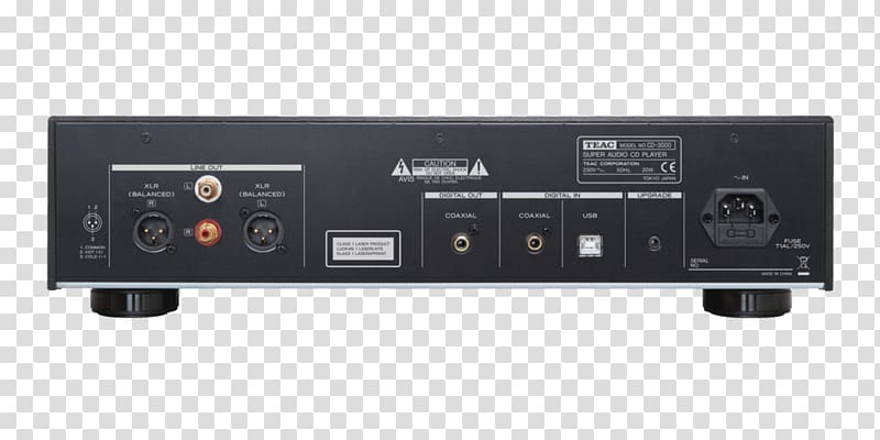 Audio Samson Hp10 Stereo.. Amplifier AV receiver RF modulator, cd player transparent background PNG clipart