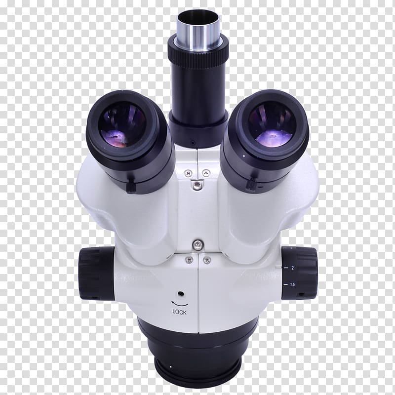 Stereo microscope Barlow lens Zoom lens Camera lens, Stereo Microscope transparent background PNG clipart