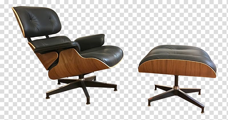 Eames Lounge Chair Charles and Ray Eames Herman Miller The Local Vault, chair transparent background PNG clipart