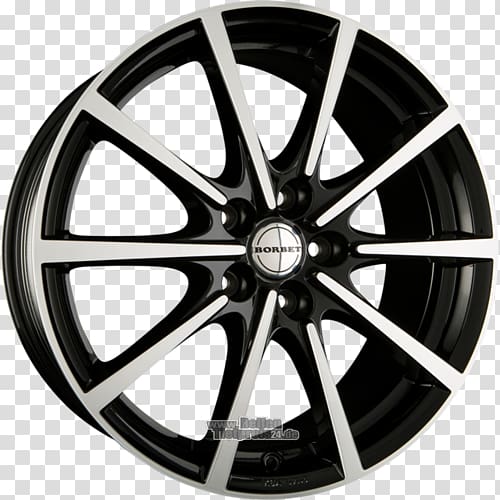 Car Discount Tire Rim Wheel, New Glossy Black transparent background PNG clipart