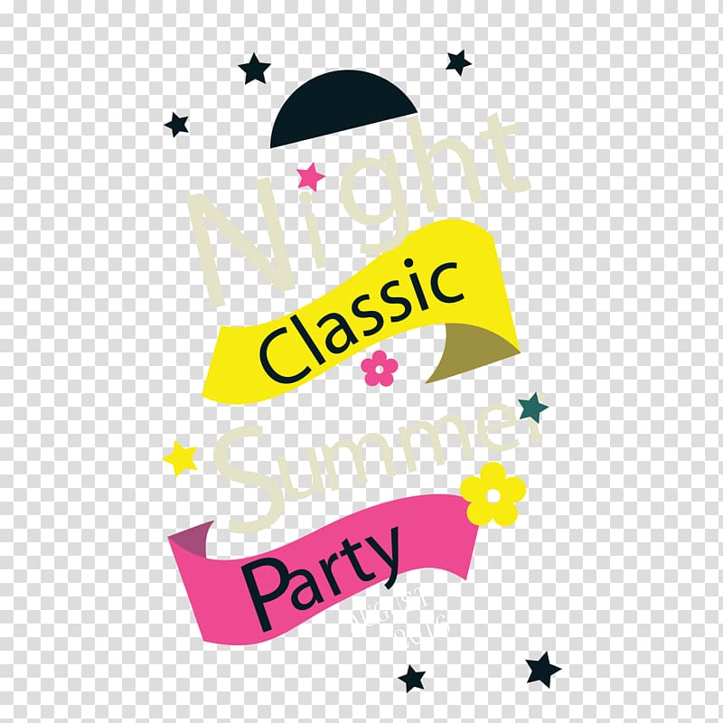 Poster Euclidean , fun summer party poster transparent background PNG clipart