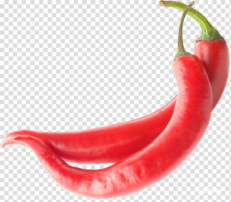 two red chili peppers, Bell pepper Pizza Chili pepper Paprika Chili oil, chilly transparent background PNG clipart