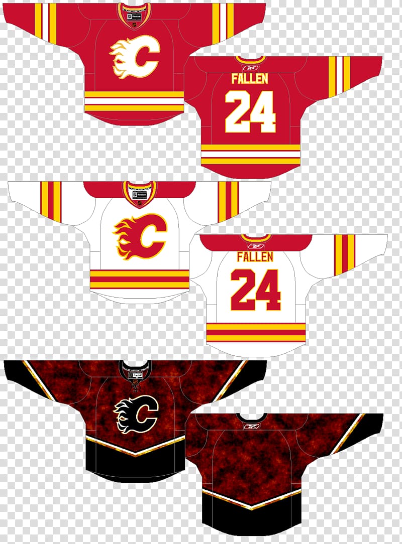 Third jersey Calgary Flames Sleeve Uniform, others transparent background PNG clipart