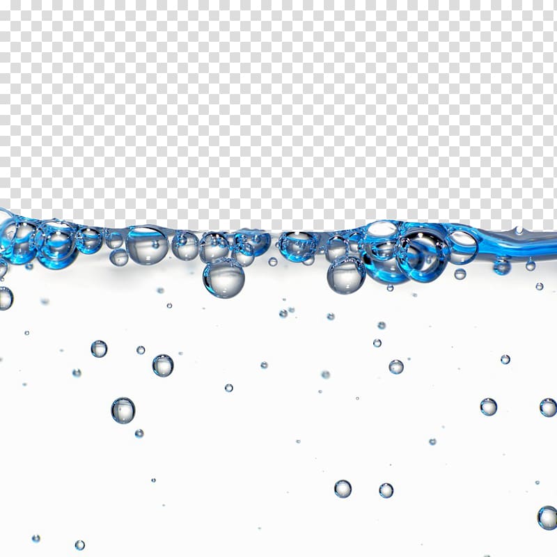 Water Filter Water purification Bubble, Blue water bubbles transparent background PNG clipart