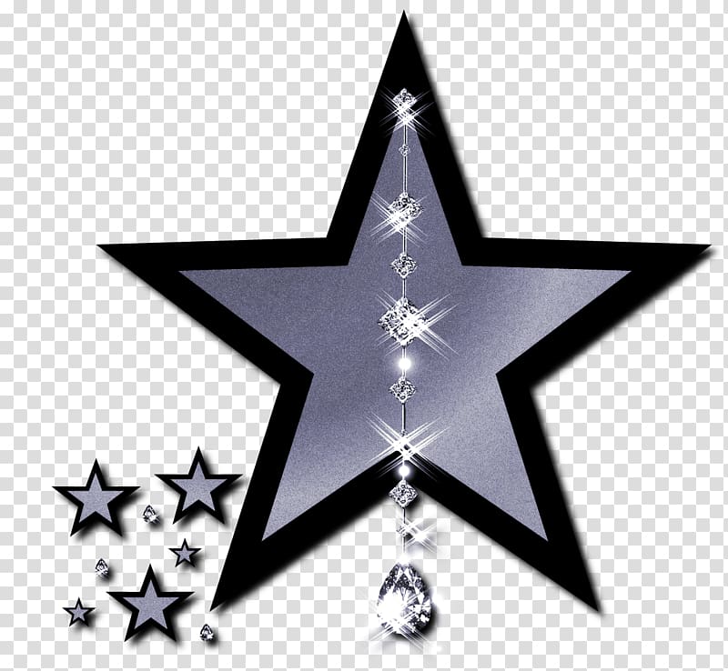 Glitter Star cluster Sticker , Silver Star transparent background PNG clipart