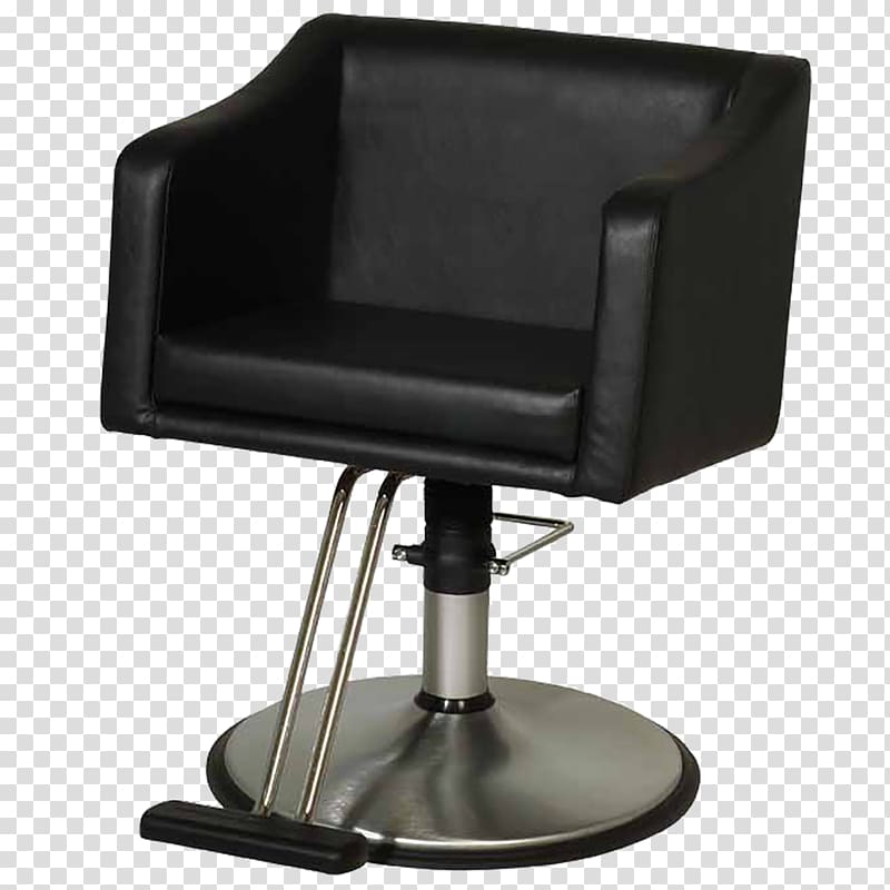 Office & Desk Chairs Barber chair Furniture Armrest, salon chair transparent background PNG clipart