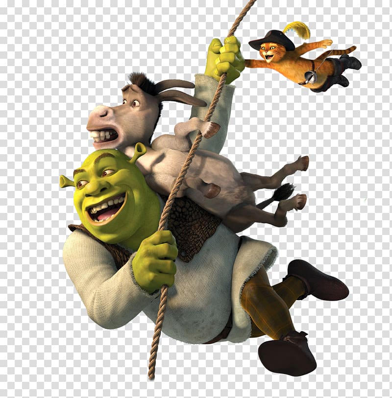 Cartoon Characters: Madagascar and Shrek (PNG)