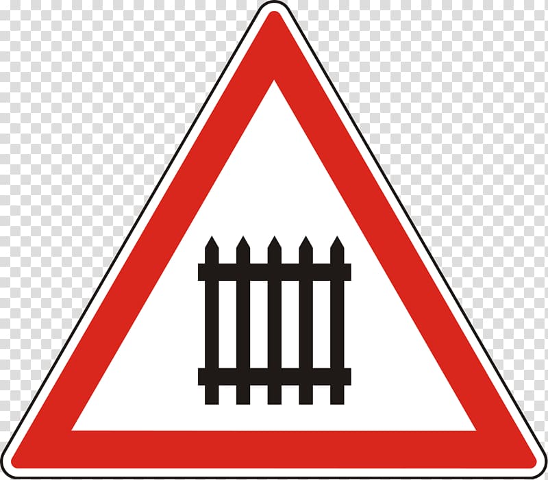 Traffic sign Road Warning sign Level crossing, road transparent background PNG clipart