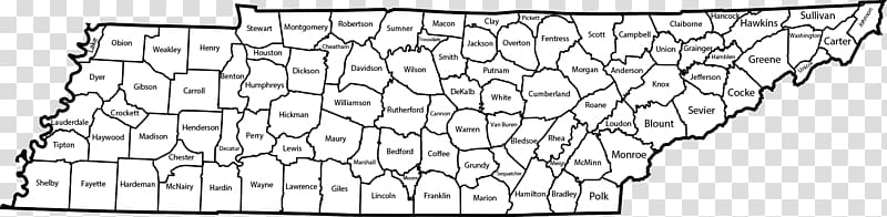 East Tennessee Middle Tennessee Upton County Map Tennessee County, North Carolina, map transparent background PNG clipart