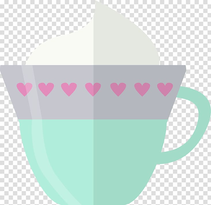 Coffee cup Mug, Cartoon Mug transparent background PNG clipart