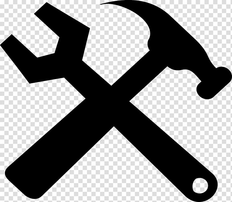 Spanners Hammer Pipe wrench , hammer transparent background PNG clipart
