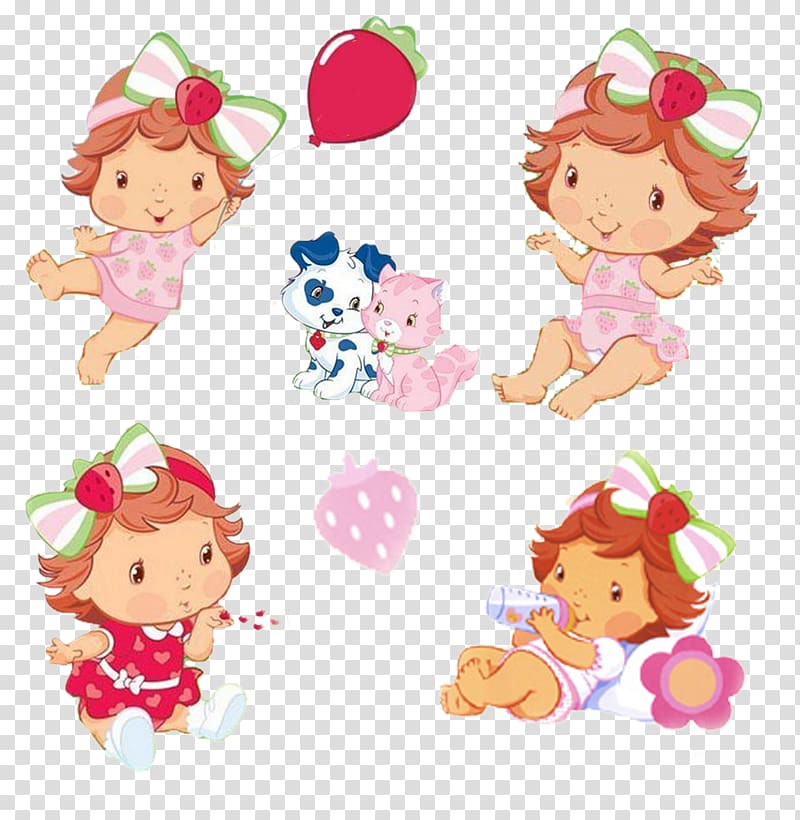 Strawberry Shortcake Child , Small strawberry transparent background PNG clipart