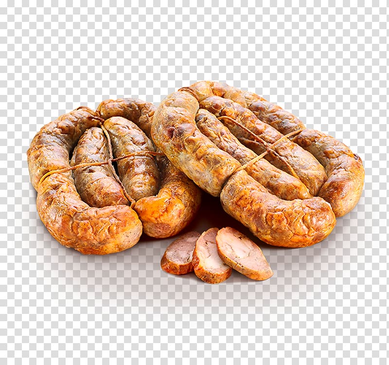Thuringian sausage Bratwurst Knackwurst Mettwurst, sausage transparent background PNG clipart