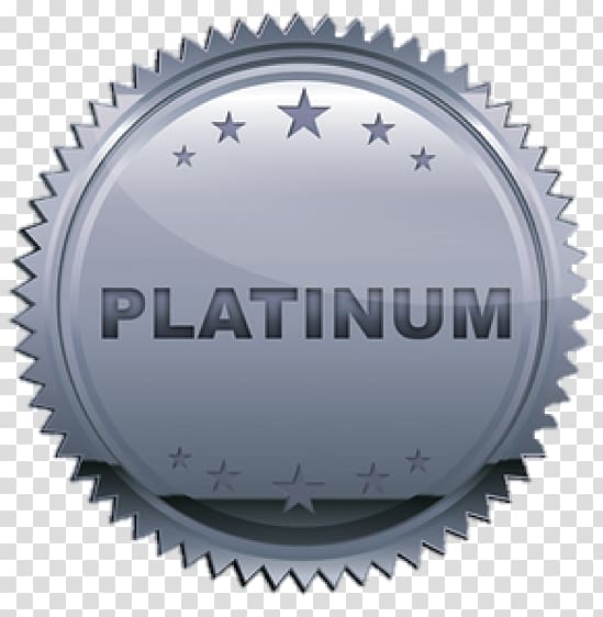 Advertising Business Platinum Logo Service, Platinum medal transparent background PNG clipart