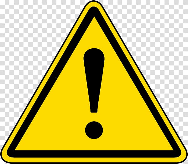 Warning sign Hazard symbol Safety, Warning Sign transparent background PNG clipart