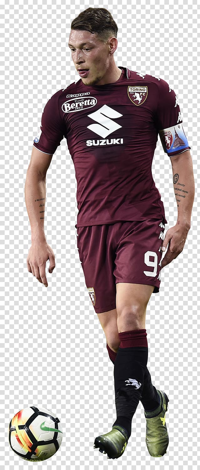 Andrea Belotti Jersey Torino F.C. Italy national football team Serie A, fifa world cup Germany transparent background PNG clipart