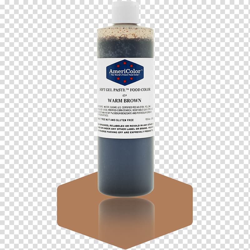 Paste Gel AmeriColor Corp. Brown, powder transparent background PNG clipart